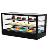 SAYL Koelvitrine | INTEGRA | Zwart | +2°C/+6°C | Geforceerd | 3 Niveaus | Touchscreen | Losse Koelunit (Inbouw) | 1200x600x650(h)mm