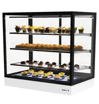 SAYL Koelvitrine | INTEGRA | Zwart/Wit | +2°C/+6°C | Geforceerd | 4 Niveaus | Touchscreen | Losse Koelunit (Inbouw) | 1000x600x950(h)mm