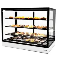 SAYL Koelvitrine | INTEGRA | Zwart/Wit | +2°C/+6°C | Geforceerd | 4 Niveaus | Touchscreen | Losse Koelunit (Inbouw) | 1200x600x950(h)mm