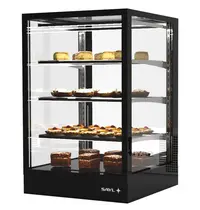 SAYL Koelvitrine | INTEGRA | Zwart | +2°C/+6°C | Geforceerd | 4 Niveaus | Touchscreen | Losse Koelunit (Inbouw) | 600x600x950(h)mm