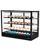 SAYL Koelvitrine | INTEGRA | Zwart | +2°C/+6°C | Geforceerd | Externe Koeling (Excl.) | 4 Niveaus | Touchscreen | 1200x600x950(h)mm 