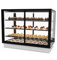 SAYL Drop-In Koelvitrine | INTEGRA | Zwart | +2°C/+6°C | Geforceerd | 4 Niveaus | Zelfbediening | Touchscreen | Losse Koelunit | 1200x600x815(h)mm