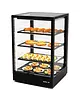 SAYL Warmhoudvitrine | INTEGRA | Zwart | 60°C/70°C | Geventileerd | 4 Niveaus | 0.73kW (230V) | Touchscreen | 600x600x950(h)mm 