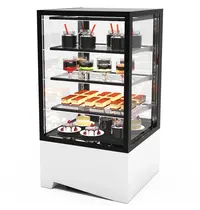 SAYL Koelvitrine | INTEGRA | Wit/Zwart | +2°C/+6°C | Geforceerd | 4 Niveaus | Touchscreen | 600x600x1150(h)mm 