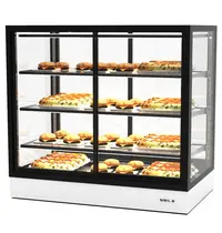 SAYL Warmhoudvitrine | INTEGRA | Zwart/Wit | 60°C/70°C | Geventileerd | 4 Niveaus | Zelfbediening | 1.05kW (230V) | Touchscreen | 1000x600x950(h)mm