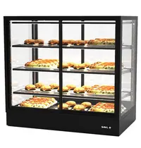 SAYL Warmhoudvitrine | INTEGRA | Zwart | 60°C/70°C | Geventileerd | 4 Niveaus | Zelfbediening | 1.05kW (230V) | Touchscreen | 1000x600x950(h)mm 