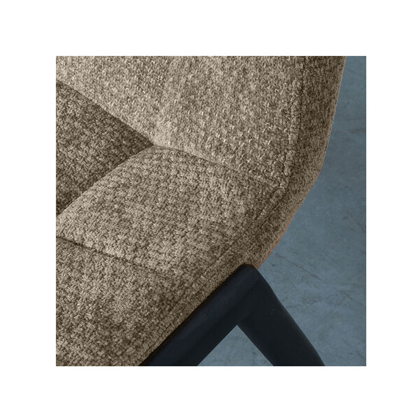 Stoel | Stof/Metaal | Hunter Groen | Zwarte Poten | Indoor | 510x410x840(h)mm