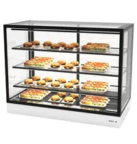 SAYL Warmhoudvitrine | INTEGRA | Zwart/Wit | 60°C/70°C | Geventileerd | 4 Niveaus | 1.56kW (230V) | Touchscreen | 1200x600x950(h)mm