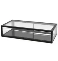 SAYL Neutrale Vitrine | INTEGRA | Zwart | 1 Niveau | 1200x600x265(h)mm
