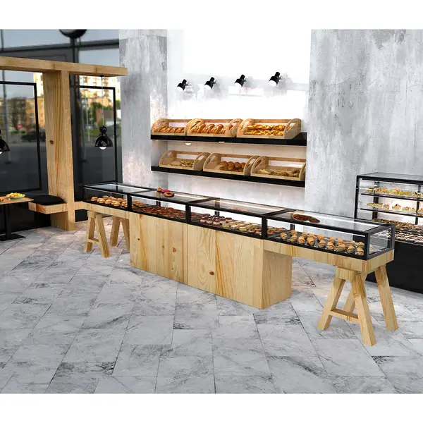 Neutrale Vitrine | INTEGRA | Zwart | 1 Niveau | 1200x600x265(h)mm