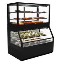 SAYL Wandmeubel (Gekoeld + Verwarmd) | INTEGRA COMBI | Zwart | +4°C/+8°C (Onder) | 60°C/70°C (Boven) | Open (Onder) | Touchscreen | 1200x800x1480(h)mm