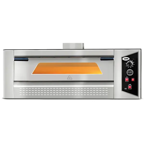 Pizzaoven | Gas | 6x Ø30cm | ≤400°C | 16.2kW/0.25kW (230V) | Stapelbaar | 1380x960x530(h)mm