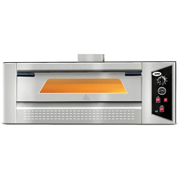 Pizzaoven | Gas | 9x Ø30cm | ≤400°C | 22kW/0.25kW (230V) | Stapelbaar | 1380x1260x530(h)mm