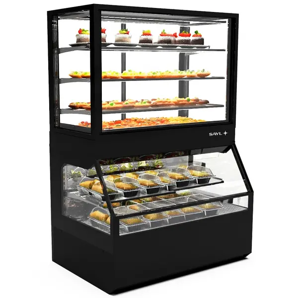 Wandkoeling | INTEGRA COMBI | Zwart | +4°C/+8°C | Geforceerd | Open (Onder) | Touchscreen | 1200x800x1780(h)mm