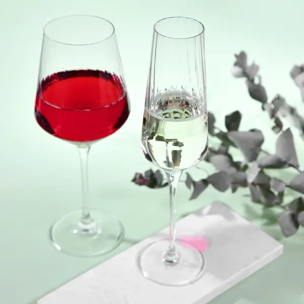 Champagneglazen | AVANT-GARDE LUMI | Kristalglas | 20cl | 4 Stuks | Ø65x250(h)mm