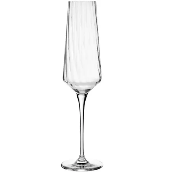 Champagneglazen | AVANT-GARDE LUMI | Kristalglas | 20cl | 4 Stuks | Ø65x250(h)mm