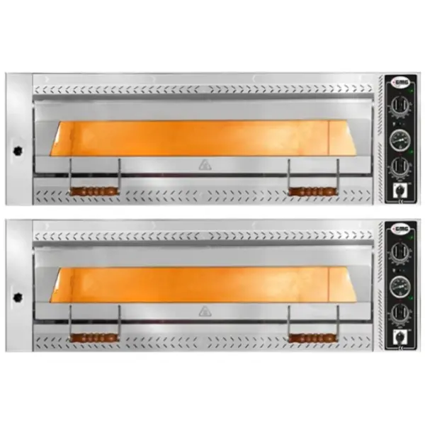 Pizzaoven | MAXIMA V | Elektrisch | 6+6x Ø35cm | 85°C/455°C | 16kW (400V) | Stapelbaar | 1370x950x760(h)mm