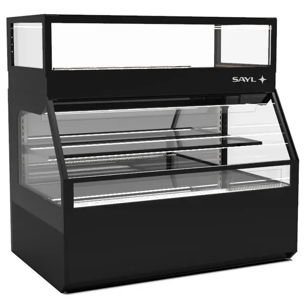 Wandmeubel (Neutraal + Gekoeld) | INTEGRA COMBI | Zwart | +4°C/+8°C (Boven) | Open (Onder) | Touchscreen | 1200x800x1230(h)mm