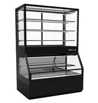 SAYL Wandmeubel (Neutraal + Gekoeld) | INTEGRA COMBI | Zwart | +4°C/+8°C (Boven) | Open (Onder) | Touchscreen | 1200x800x1780(h)mm