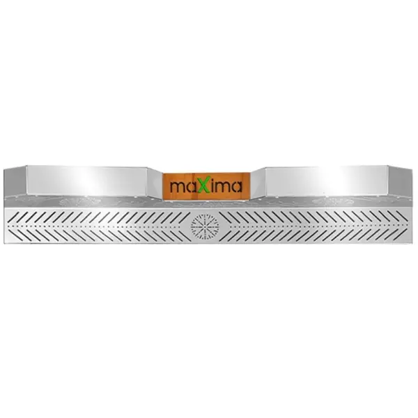 Afzuigkap | RVS | GMG MAXIMA PEF 105105 | Zonder Motor | 1370x1550x260(h)mm