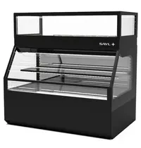 SAYL Neutraal Wandmeubel | INTEGRA COMBI | Zwart | 2 + 1 Niveaus | Zelfbediening (Onder) | 1200x800x1230(h)mm 