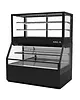 SAYL Neutraal Wandmeubel | INTEGRA COMBI | Zwart | 2 + 3 Niveaus | Zelfbediening (Onder) | 1200x800x1480(h)mm 