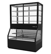 SAYL Neutraal Wandmeubel | INTEGRA COMBI | Zwart | 2 + 4 Niveaus | Zelfbediening (Onder/Boven) | 1200x800x1780(h)mm