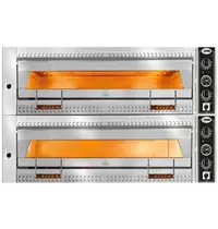 GMG Pizzaoven | MAXIMA V | Elektrisch | 9+9x Ø35cm | 85°C/455°C | 24kW (400V) | Stapelbaar | 1370x1300x760(h)mm
