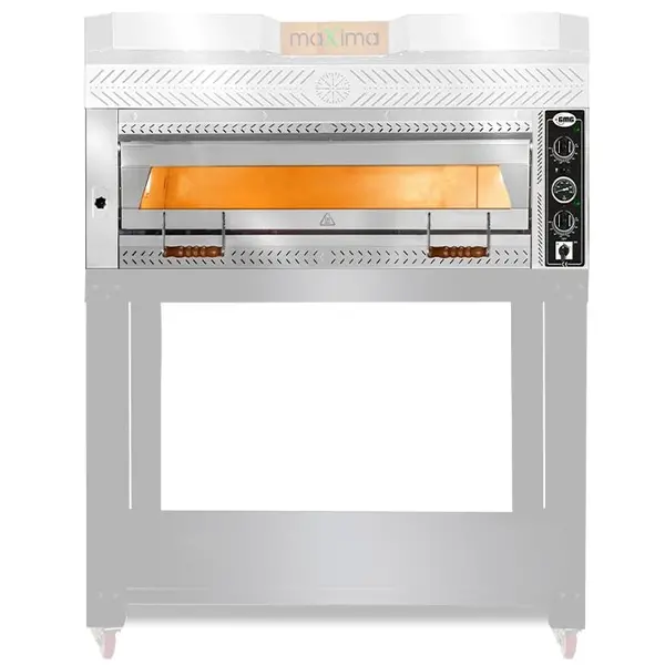 Pizzaoven | MAXIMA S | Elektrisch | 6x Ø35cm | 85°C/455°C | 8kW (400V) | Stapelbaar | 1370x950x380(h)mm