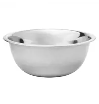 EMGA Beslagkom | RVS | Platte Bodem | 2.5L | Ø245x98(h)mm