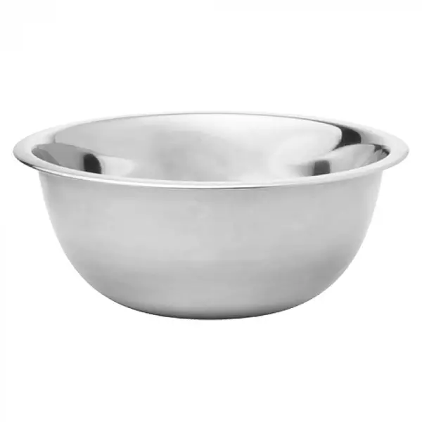 Beslagkom | RVS | Platte Bodem | 2.5L | Ø245x98(h)mm
