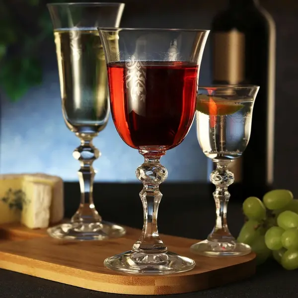 Champagneglazen | KRISTA DECO  | Kristalglas | 16.5cl |  6 Stuks | Ø70x200(h)mm