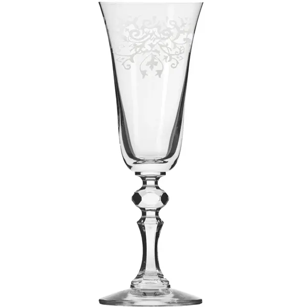 Champagneglazen | KRISTA DECO  | Kristalglas | 16.5cl |  6 Stuks | Ø70x200(h)mm