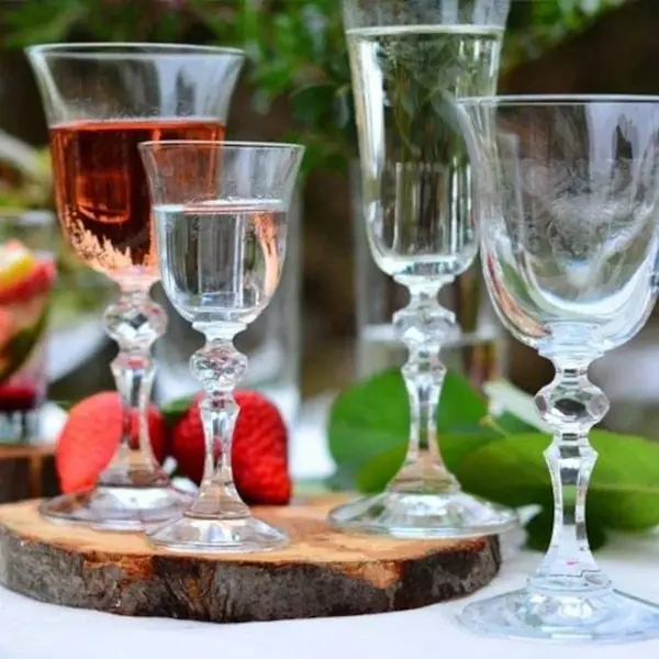 Borrel-/Shotglazen | KRISTA DECO  | Kristalglas | 6cl |  6 Stuks | Ø60x135(h)mm