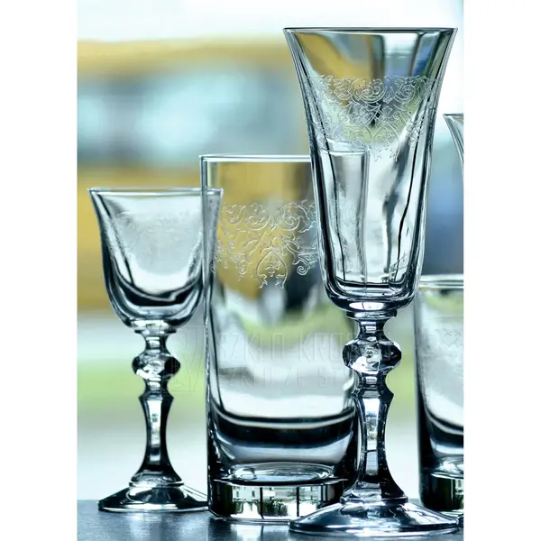 Longdrinkglazen | KRISTA DECO  | Kristalglas | 39cl |  6 Stuks | Ø70x150(h)mm