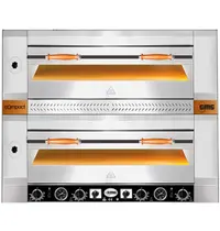 GMG Pizzaoven | COMPACT U | Elektrisch | 4+4x Ø35cm | 85°C/455°C | 10kW (400V) | 1030x960x950(h)mm