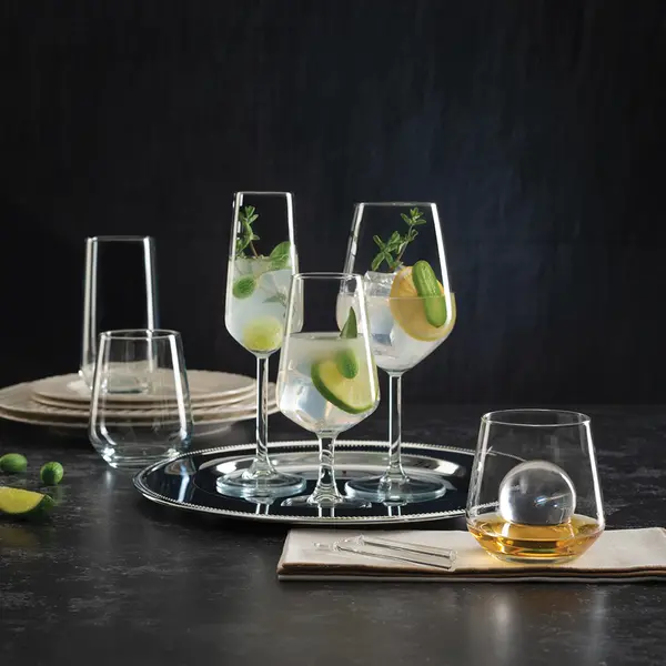 Wijnglazen | ALLEGRA | Glas | 35cl |  6 Stuks | Ø57/84x217(h)mm