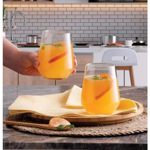 Tumblers | ALLEGRA | Glas | 43.5cl |  6 Stuks | Ø67x109(h)mm