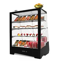 SAYL Koelvitrine | TOWER | Zwart | +4°C/+8°C | Geforceerd | 4 Niveaus | 710x535x900(h)mm