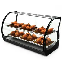 SAYL Warmhoudvitrine | HONDA | Zwart | 6x 2/3 GN | 30°C/80°C | Statisch | 2 Niveaus | 1.8kW (230V) | 1100x510x635(h)mm