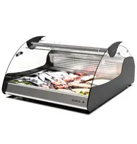 SAYL Viskoeltoonbank | XL | 0°C/+4°C | Plaatkoeling | Zelfbediening (Schuifraam) | Optioneel Onderstel | 680x882x400(h)mm