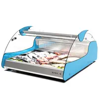 SAYL Viskoeltoonbank | XL | 0°C/+4°C | Plaatkoeling | Zelfbediening (Schuifraam) | Optioneel Onderstel | 680x882x400(h)mm