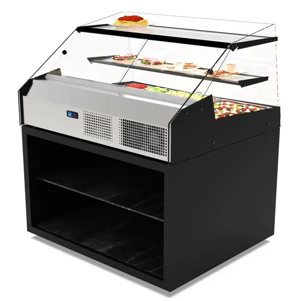 Koeltoonbank | LOMA | 0°C/+4°C | Plaatkoeling | Neutrale Reserve | Wielen (Geremd) | 1000x882x1200(h)mm