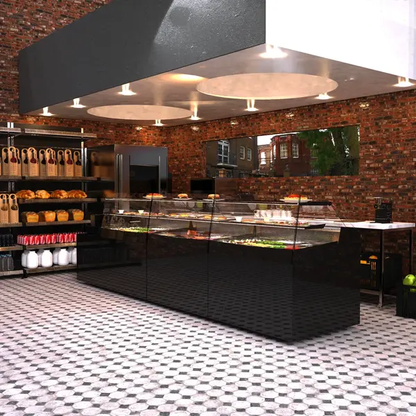 Koeltoonbank | LOMA | 0°C/+4°C | Plaatkoeling | Neutrale Reserve | Wielen (Geremd) | 1000x882x1200(h)mm