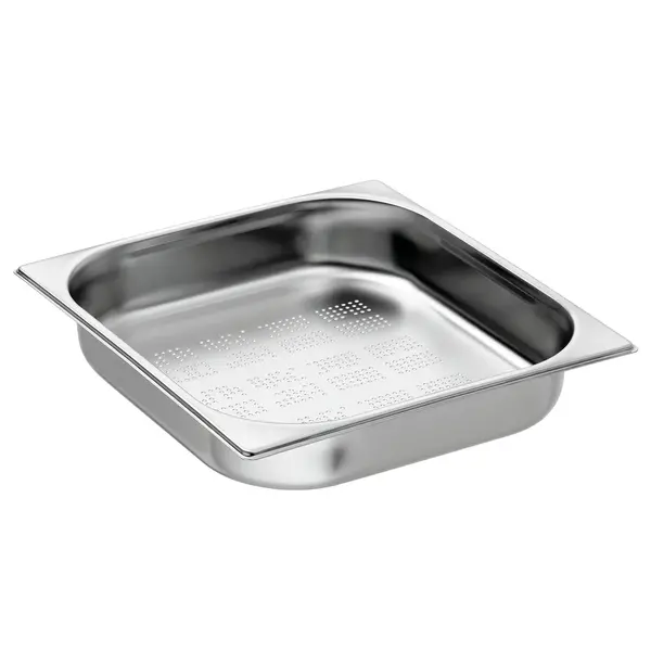 GN-Bak | TOP LINE | CNS | 2/3 GN | Hoogte 65mm | Geperforeerd | 354x325x65(h)mm