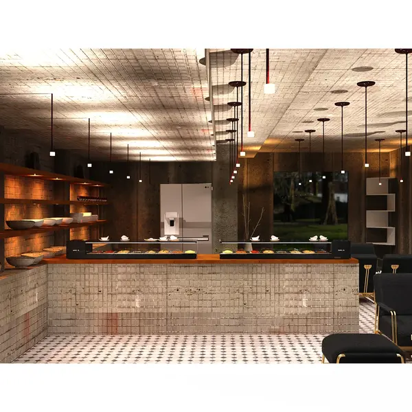 Tapasvitrine | LOGIC | Zwart | +2°C/+6°C | Statisch | 1 Niveau | 970x380x225(h)mm