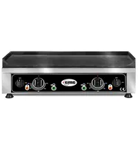 GMG Bak-/Grillplaat | Elektrisch | Glad Oppervlak 680x450 (Gietijzer) | 50°C/300°C | 5kW (2x 230V) | 700x530x200(h)mm