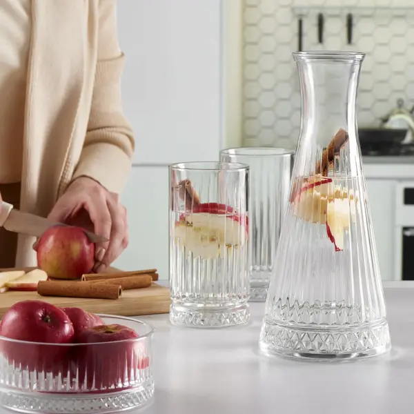 Karaffen | ELYSIA | Glas | 0.94L | Open | 6 Stuks | Ø65x264(h)mm