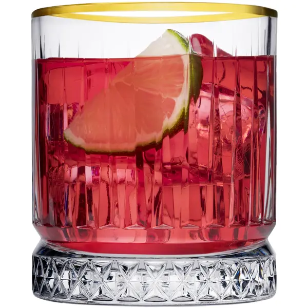 Tumblers | ELYSIA GOLD | Glas | 35.5cl |  4 Stuks | Ø84x98(h)mm