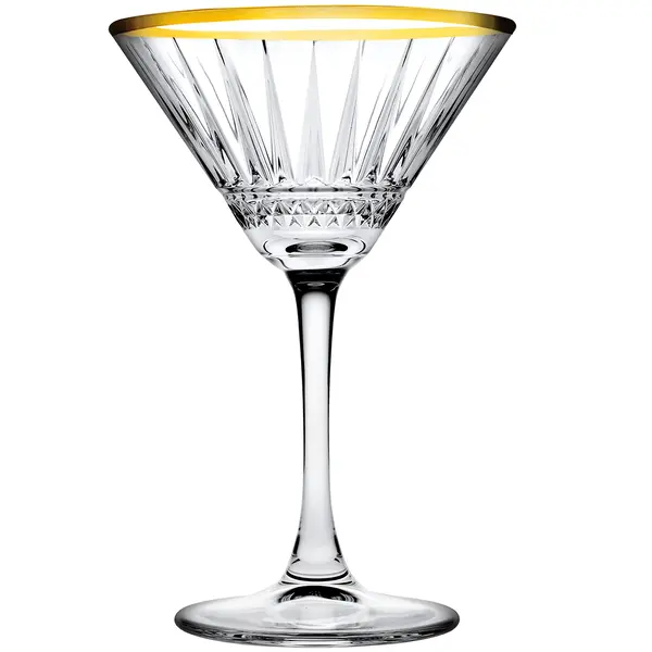 Martiniglazen | ELYSIA GOLD | Glas | 22cl | 4 Stuks | Ø116x172(h)mm
